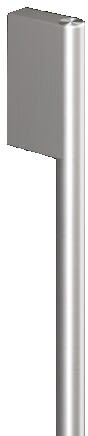 Fisher & Paykel AHD7RD3684AX *NEW Contemporary Round 3pc Handle Kit for RS3684 French Door Column