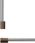 Fisher & Paykel AHP3RD2484WDC Professional Round Flush 2pc Handle Kit for RS2484 Bottom Mount, Dark Copper