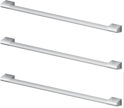 Fisher & Paykel AHP3RD3684A Professional Round Flush 3pc Handle Kit for RS3684 French Door Column