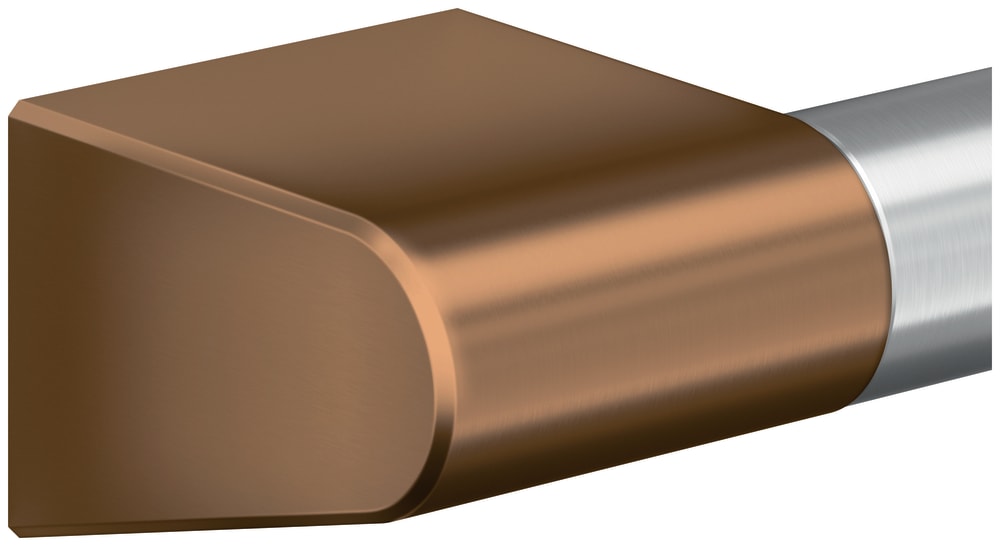 Fisher & Paykel AHP3RD3684ADC Professional Round Flush 3pc Handle Kit for RS3684 French Door Column, Dark Copper