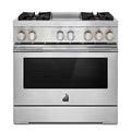 JennAir JDRP536HL 36" RISE™ Dual-Fuel Professional-Style Range with Chrome-Infused Griddle