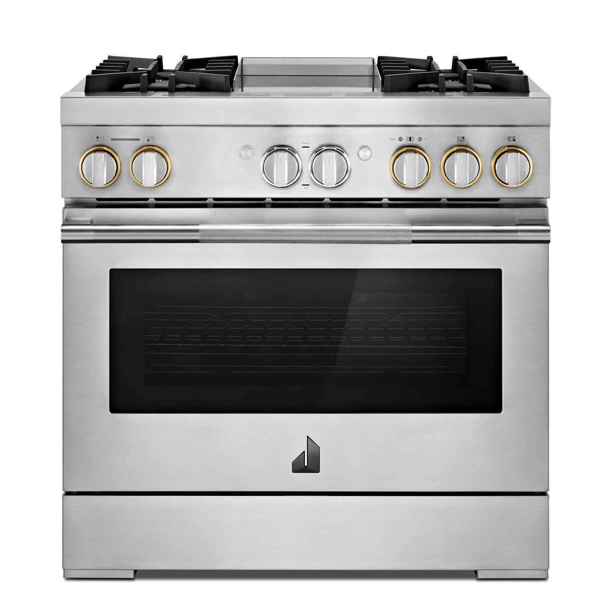 JennAir JDRP536HL 36" RISE™ Dual-Fuel Professional-Style Range with Chrome-Infused Griddle