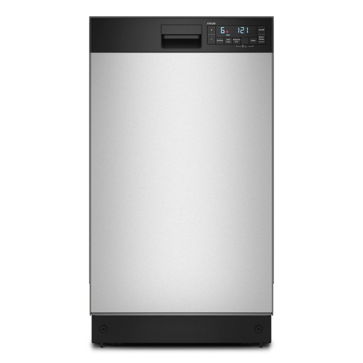 Whirlpool WDFS5118SS 18-Inch Dishwasher, 48 dBA