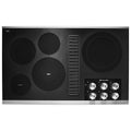 KitchenAid KCED606GSS 36" Electric Downdraft Cooktop with 5 Elements