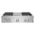 JennAir JGCP536HM 36" NOIR™ Gas Professional-Style Rangetop with Chrome-Infused Griddle