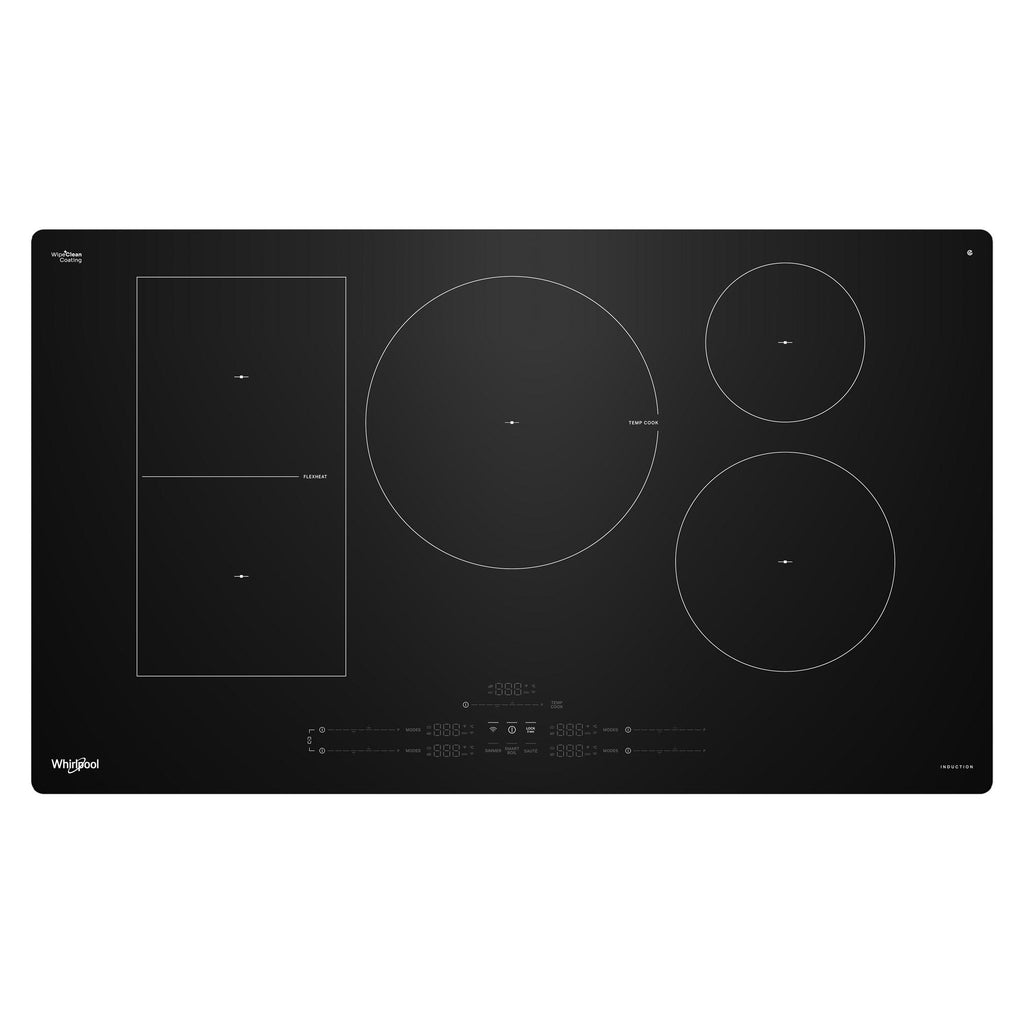 36" Intelligent Induction Cooktop with Temp Cook™ Technology and WipeClean™ Coating - Black