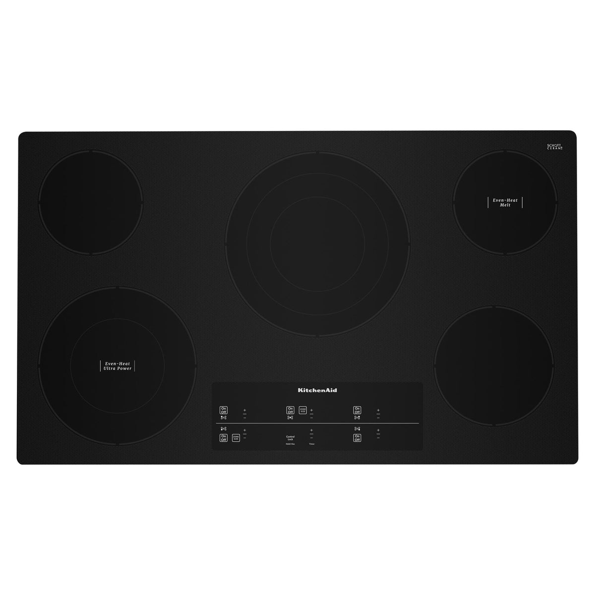 36" Electric Cooktop with 5 Elements and Touch-Activated Controls