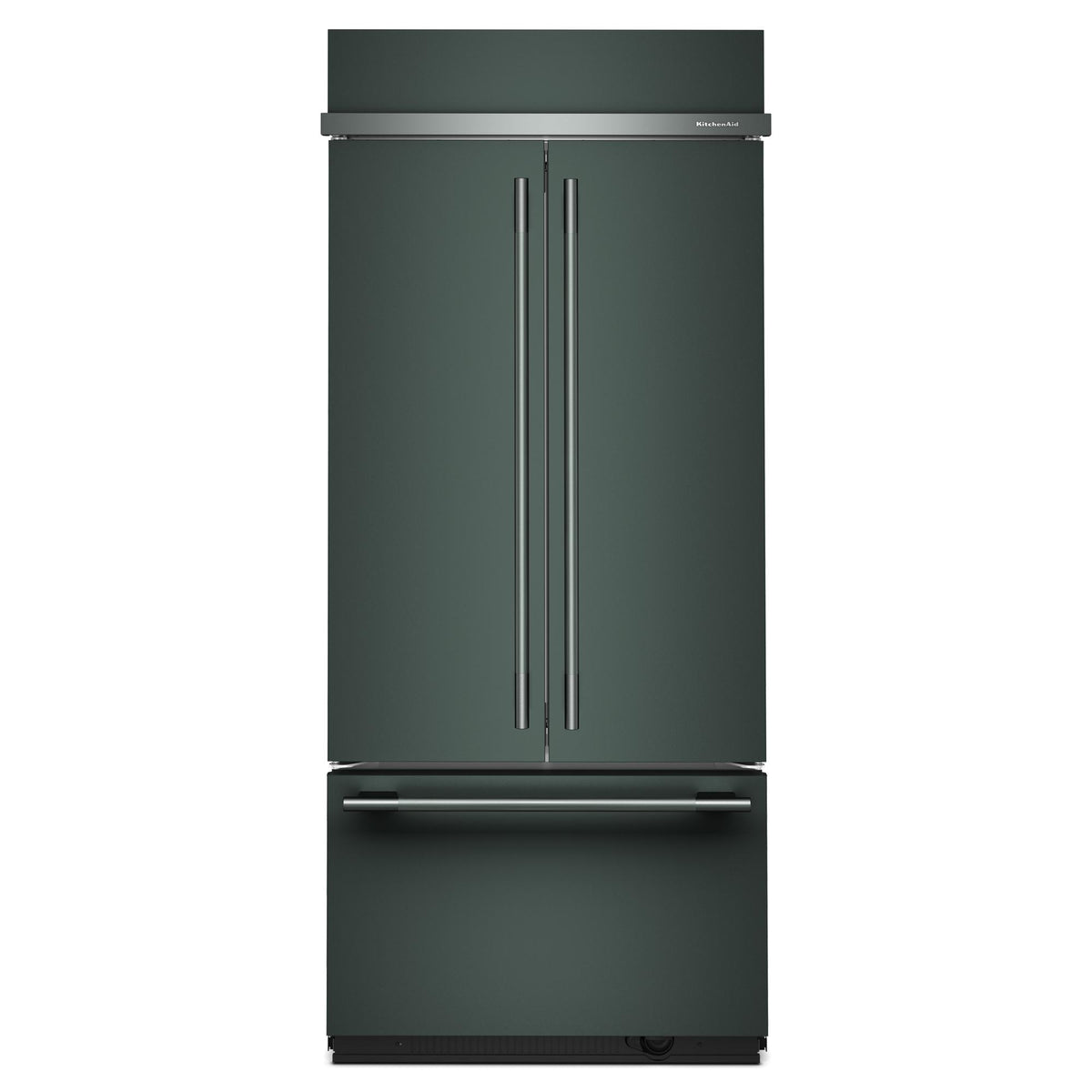 KitchenAid KBFN536SJP 20.8 Cu. Ft. 36" Built-In French Door Bottom Mount Refrigerator with Platinum Interior