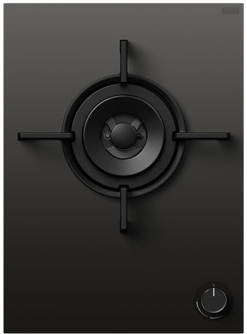 Fisher & Paykel CG151DNGGB5 15" Gas on Glass Cooktop, 1 Burner, Natural Gas