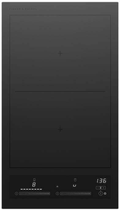 Fisher & Paykel CI122ZDTB5 12" Minimal Black Induction Cooktop, 2 Zones SmartZone