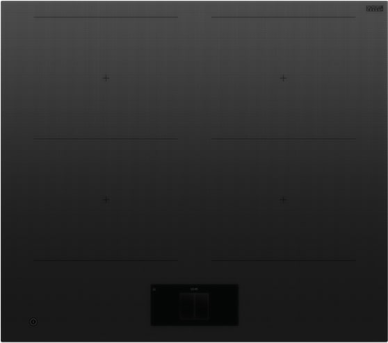 Fisher & Paykel CI244DTTB1 24" Minimal Black Primary Modular Induction Cooktop, 4 Zones with SmartZone