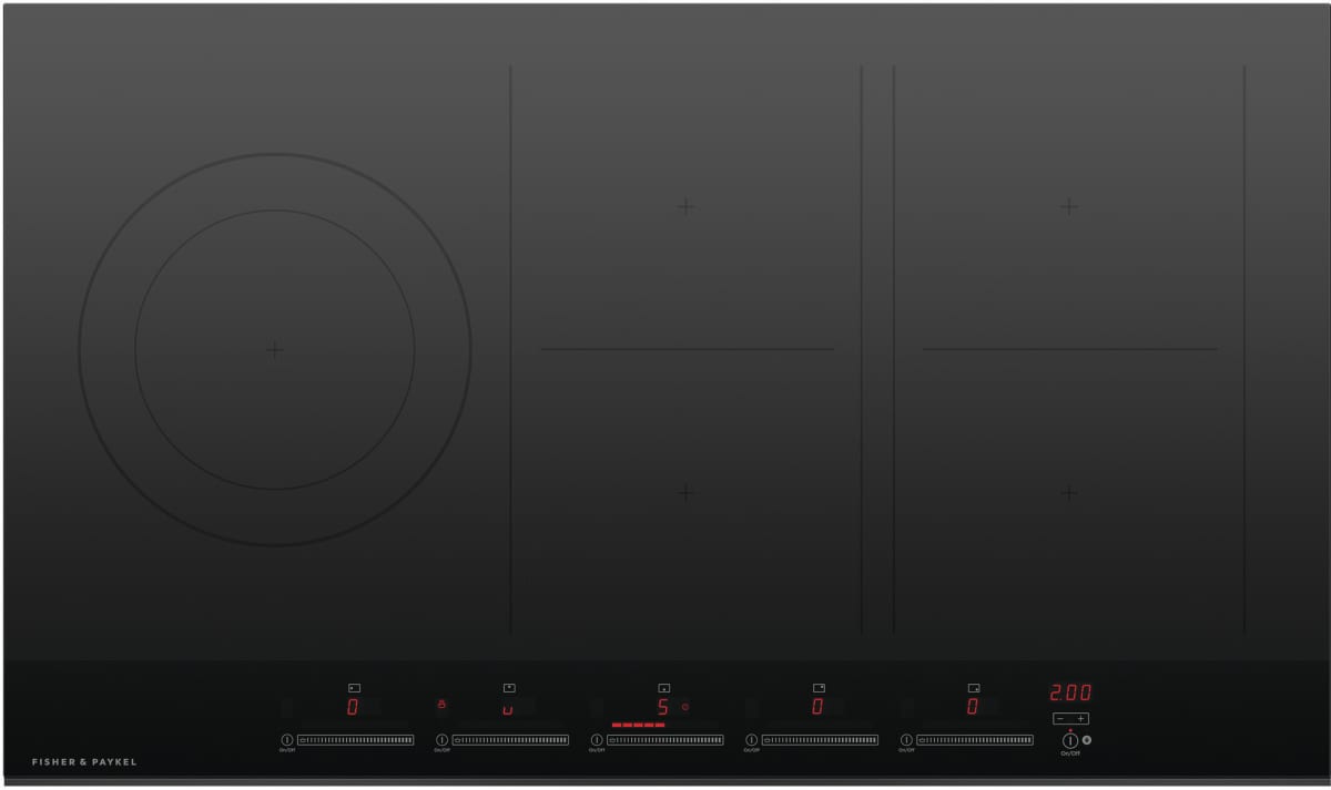 Fisher & Paykel CI365DTB4 36" Contemporary Induction Cooktop with SmartZone