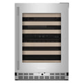 KitchenAid KUWR524SPS 24" Undercounter Wine Cellar with Wood-Front Racks
