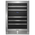 Whirlpool WUW55X24HS 24-Inch Undercounter Wine Center, 46 Bottles