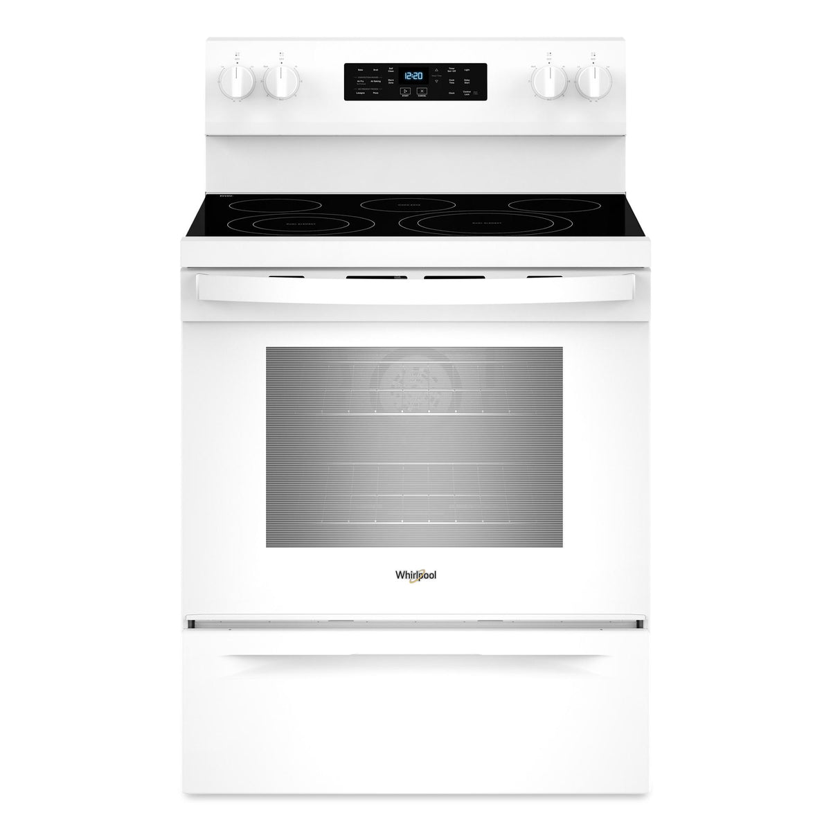 Whirlpool YWFES5030RW 30-inch ENERGY STAR Electric Range with Air Cooking Technology