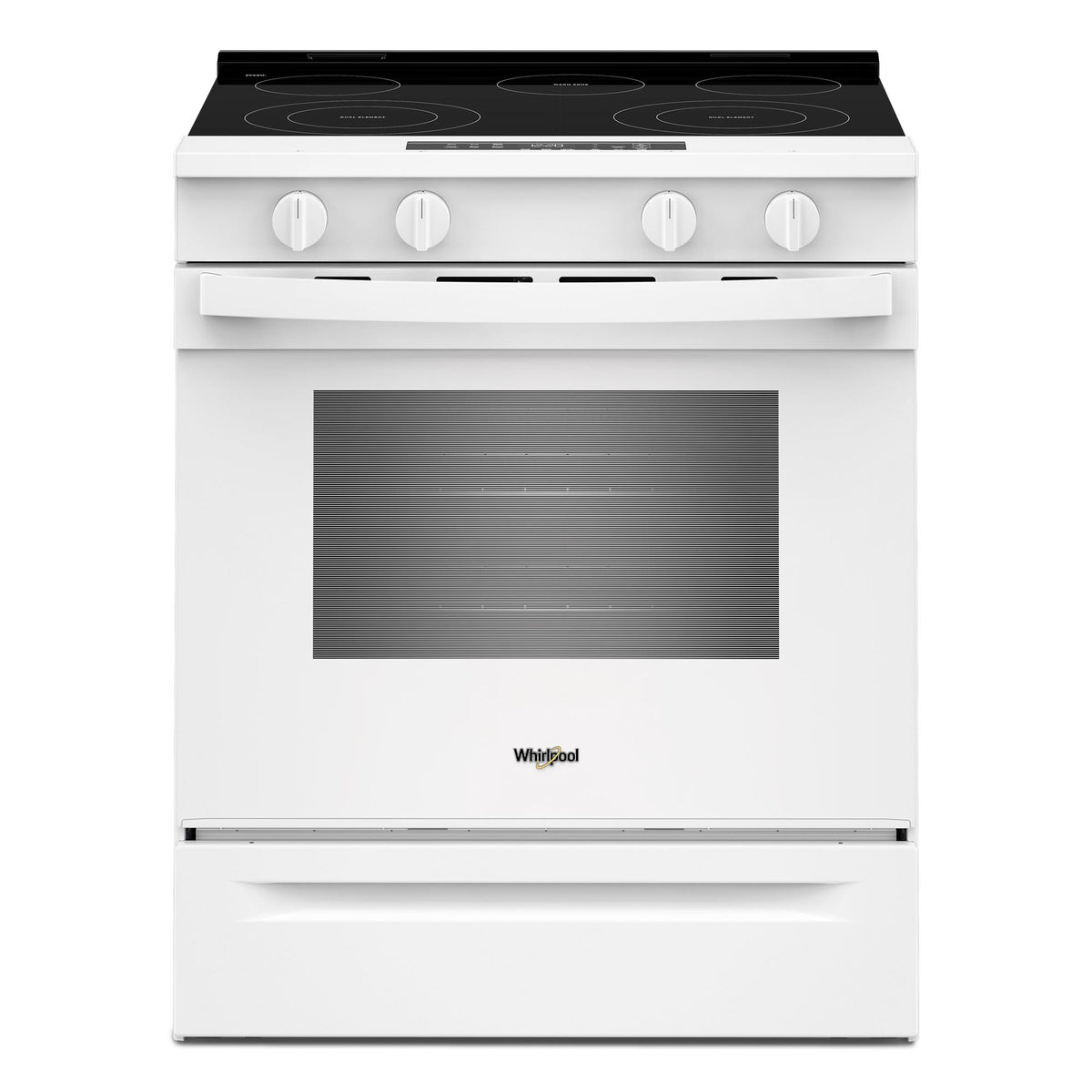 Whirlpool YWSES3330TW 30-inch Electric Smart Range with No Preheat Mode