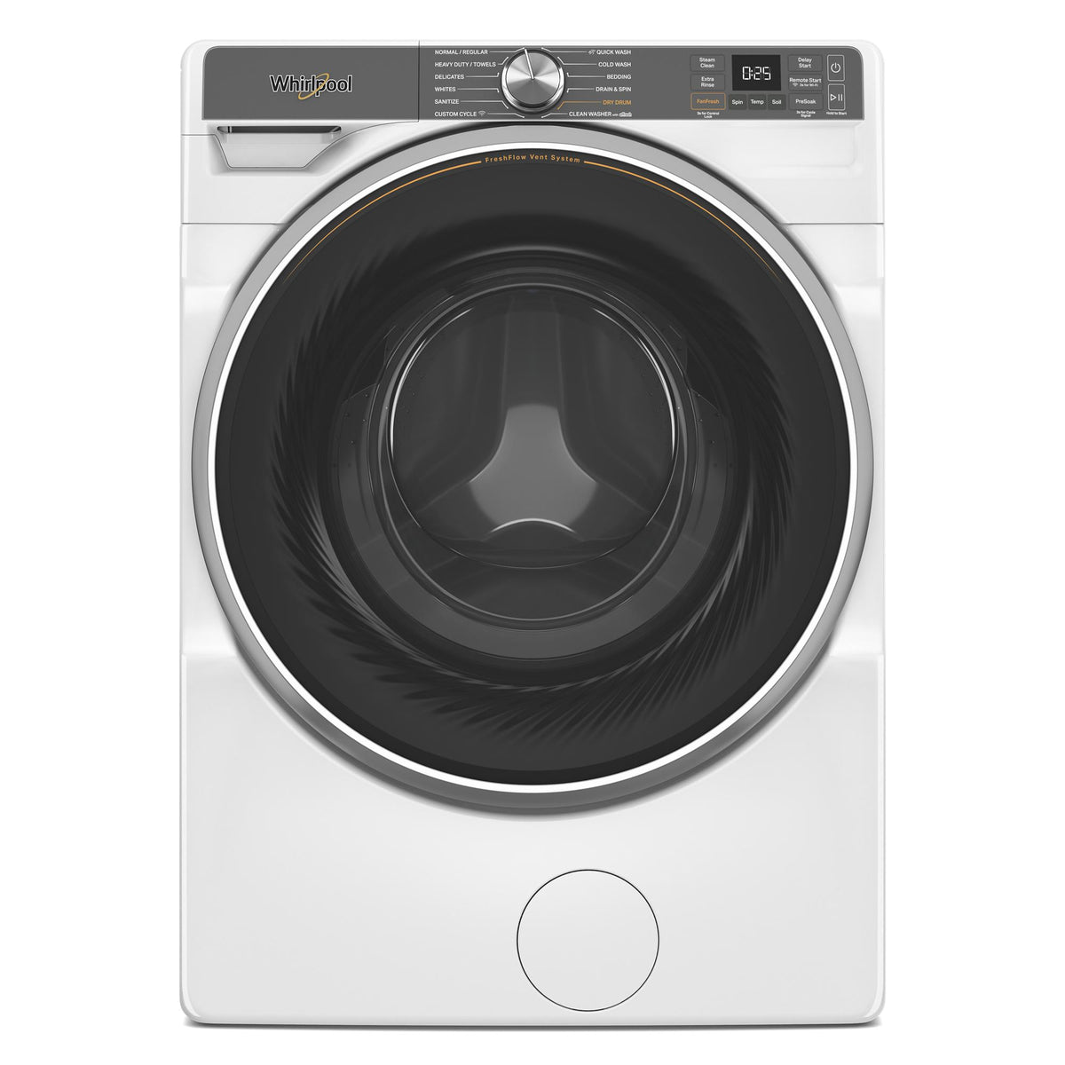 Whirlpool WFW6720RW 5.8 Cu. Ft. Smart Front Load Washer with Intelligent Wash