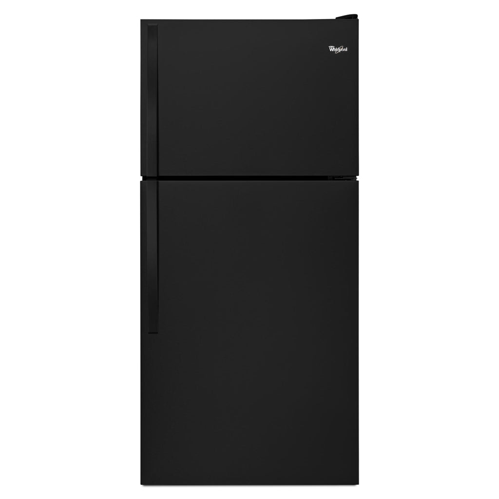 30" Wide Top-Freezer Refrigerator - Black