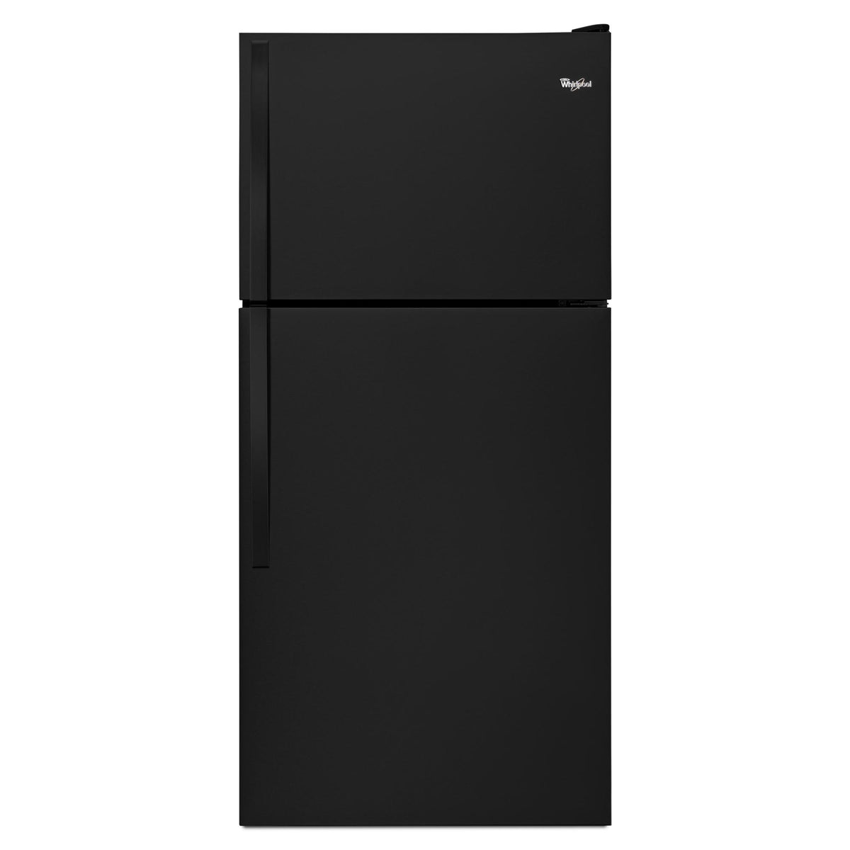 30" Wide Top-Freezer Refrigerator - Black