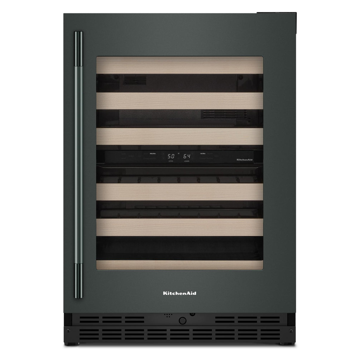 KitchenAid KUWR524SJP 24" Undercounter Wine Cellar with Wood-Front Racks