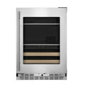 KitchenAid KUBR524SPS 24" Beverage Center with Glass Door and Wood-Front Racks