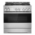 JennAir JGRP636HM 36" NOIR™ Gas Professional-Style Range with Infrared Grill