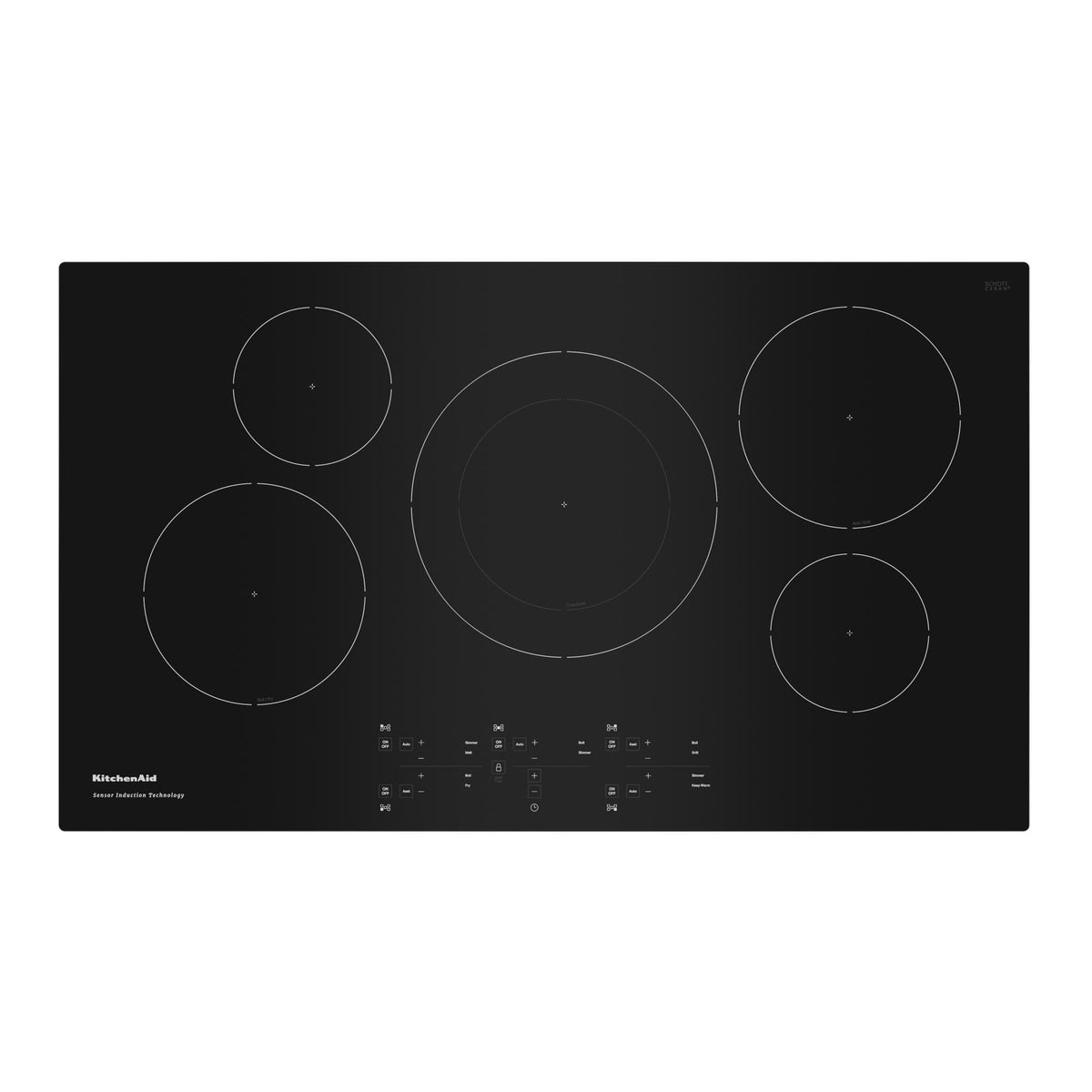 36-Inch 5-Element Sensor Induction Cooktop
