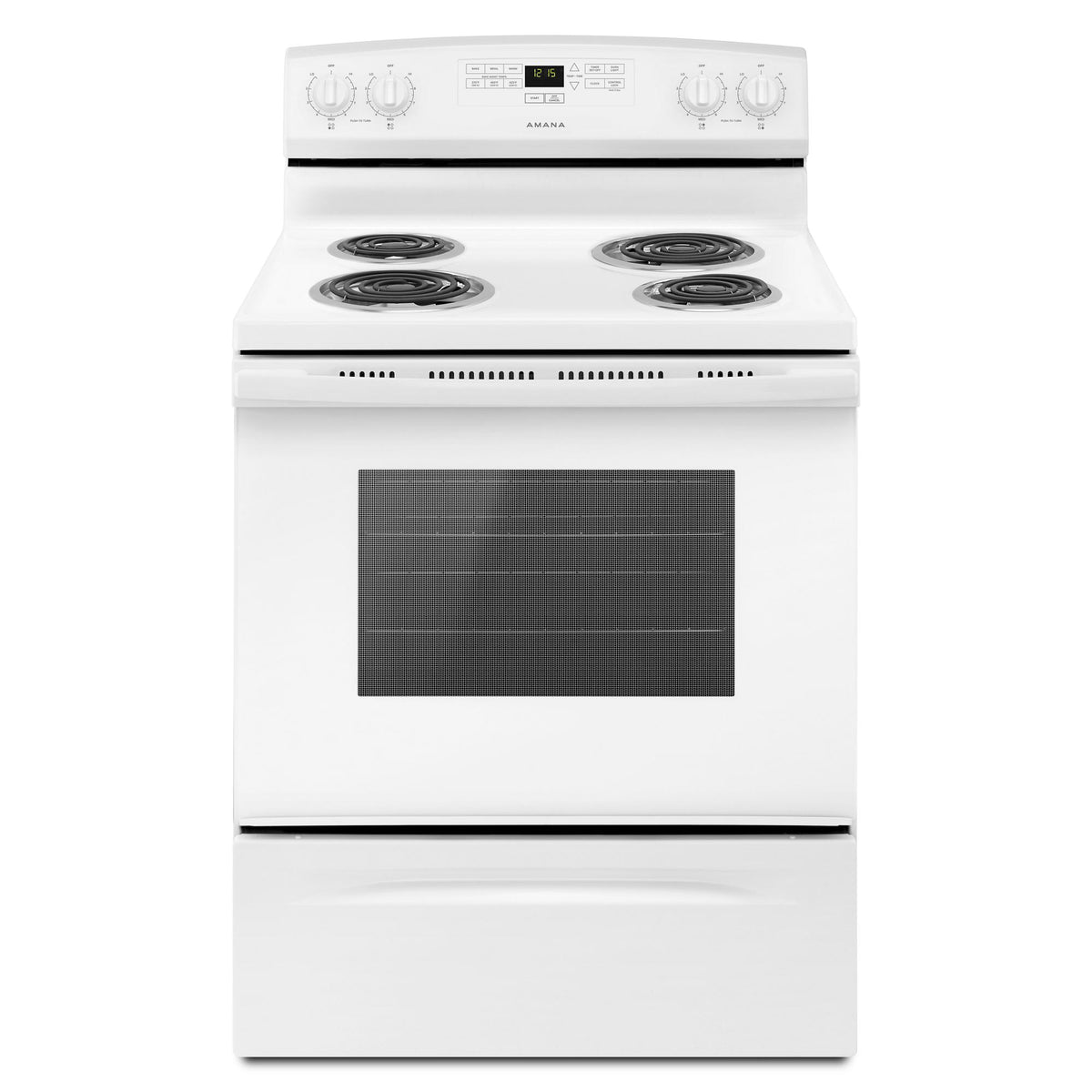 Amana 30-inch Electric Range with Bake Assist Temps - White