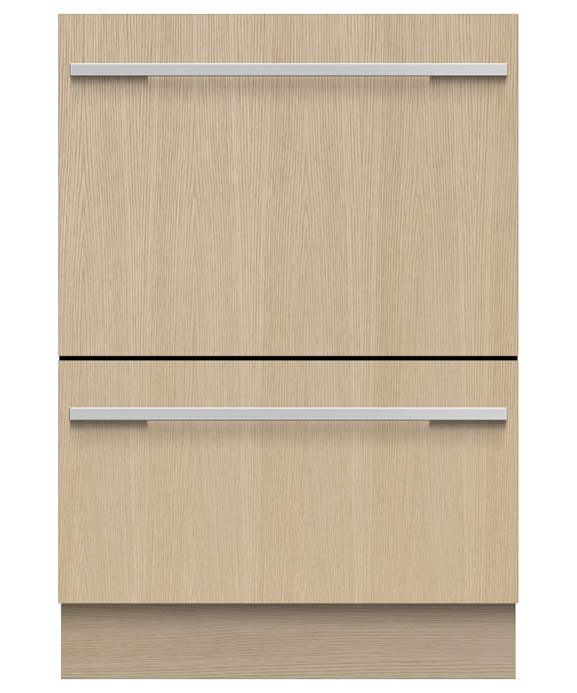 Fisher & Paykel Panel Ready Tall Double DishDrawer with water softener (representative image)