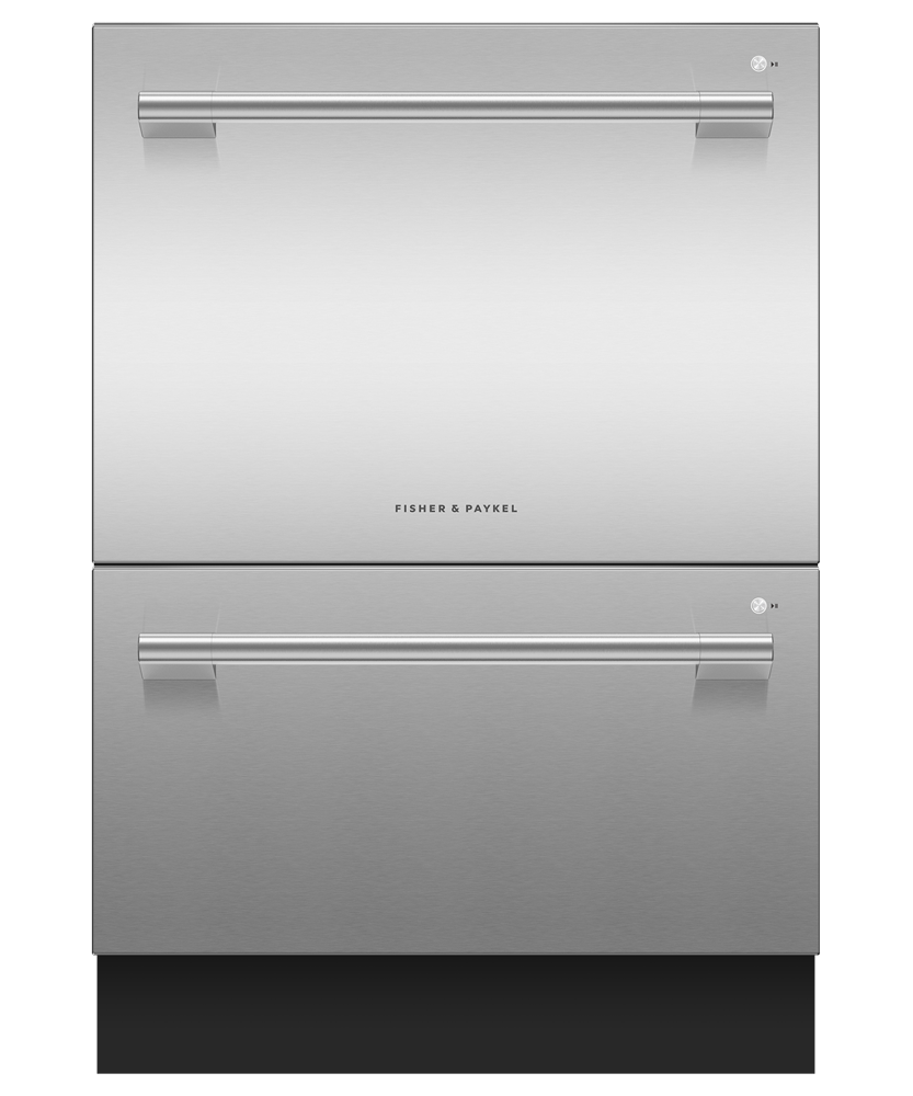 Fisher & Paykel Professional Tall Double DishDrawer, stainless steel (representative image)