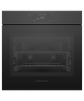 Fisher & Paykel OS24SAMHUNB5 24" Minimal Black Glass Single Combination Steam Oven, 6.8" Touch Display, Handle-less