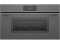 Fisher & Paykel OM30NMUG3 30" Minimal Grey Compact Convection Speed Oven, 6.8" Touch Display