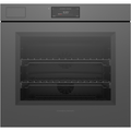Fisher & Paykel OB30SMPSUNG3 30” Minimal Grey Single Oven, 6.8" Touch Display, Steam Assist, Self-cleaning, Handle-less