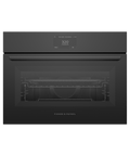 Fisher & Paykel OM24NMTB5 24" Minimal Black Glass Compact Convection Speed Oven, 5" Touch Display