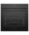 Fisher & Paykel OS24SAMHUB5 24" Minimal Black Glass Single Combination Steam Oven, 6.8" Touch Display