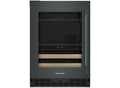KitchenAid KUBL524SJP 24" Beverage Center with Glass Door and Wood-Front Racks