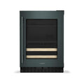 KitchenAid KUBR524SJP 24" Beverage Center with Glass Door and Wood-Front Racks
