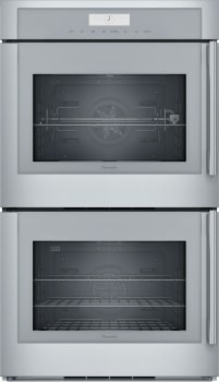 Thermador MED302LWS 30-inch Double Electric Wall Oven Left-Hinge