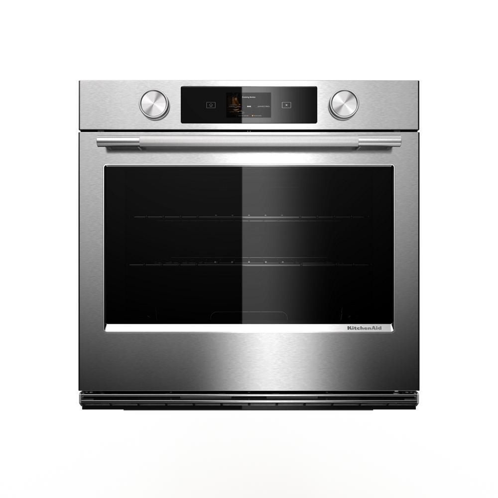 KitchenAid KOES930SPS 30-inch Smart Electric Single Wall Oven with Intelligent Cooking Camera