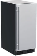 Marvel MLCP215-SS81A 15 inch Clear Ice Machine Stainless Steel Solid Door