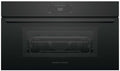 Fisher & Paykel OM30NMUB3 30" Minimal Black Compact Convection Speed Oven, 6.8" Touch Display