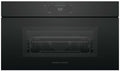 Fisher & Paykel OM30NMUNB3 30" Minimal Black Compact Convection Speed Oven, 6.8" Touch Display, Handle-less
