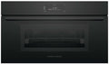 Fisher & Paykel OS30NMUB3 30" Minimal Black Compact Combination Steam Oven, 6.8" Touch Display