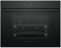 Fisher & Paykel OS30SMUB3 30" Minimal Black Single Combination Steam Oven, 6.8" Touch Display