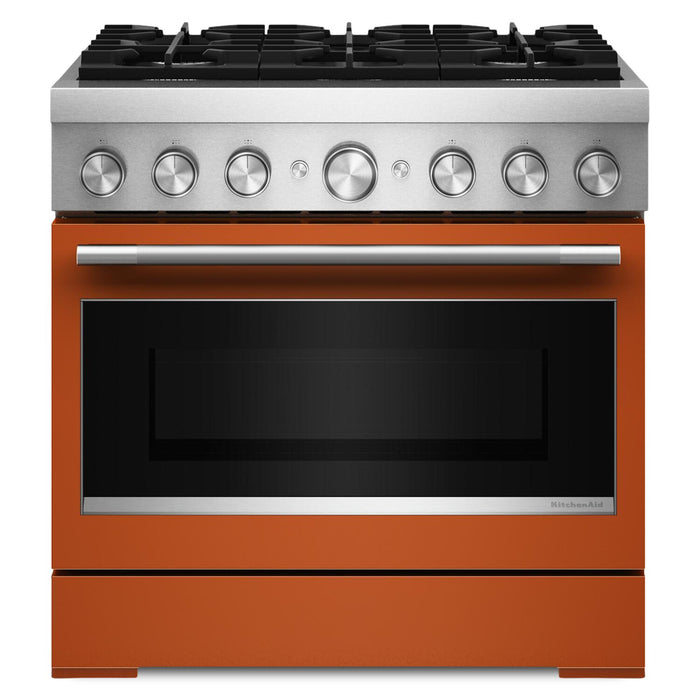 KitchenAid KFDS936SSC 36-Inch 6 Burner Commercial-Style Dual Fuel Range