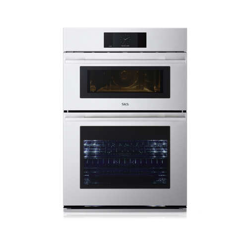 SKS SKSCV3012MT 30 inch combi wall oven - front view