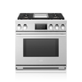 SKS SKSDR360GS 36 inch dual fuel range with griddle - front view