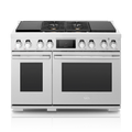 SKS SKSDR480SIS 48 inch dual fuel range with sous vide and induction - front view