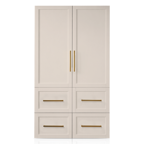SKS SKSFD4826P 48 inch French door refrigerator - front view