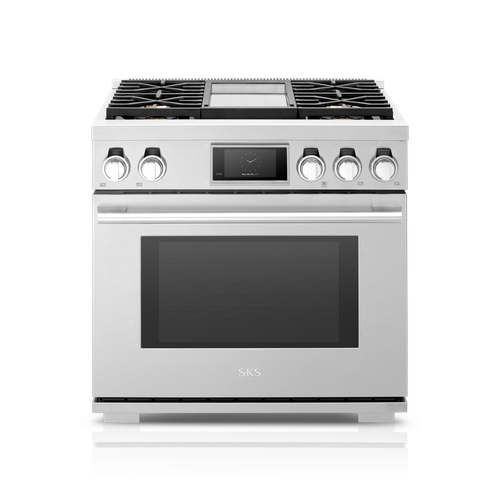 SKS SKSGR360GS 36 inch gas range with griddle - front view